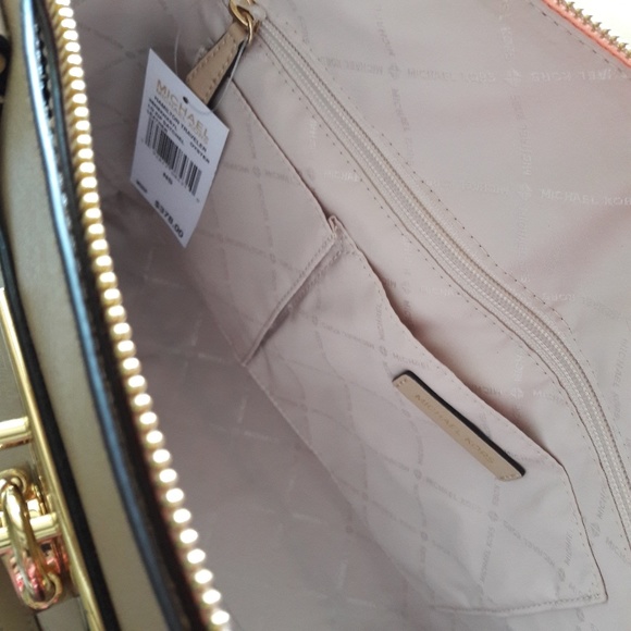 NWT MICHAEL KORS HAMILTON TRAVELER ZIP SATCHEL - Picture 5 of 6